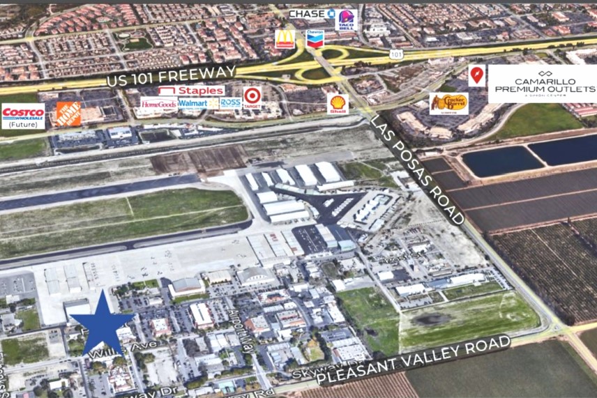 aerial campus shot